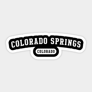 Colorado Springs, Colorado Sticker